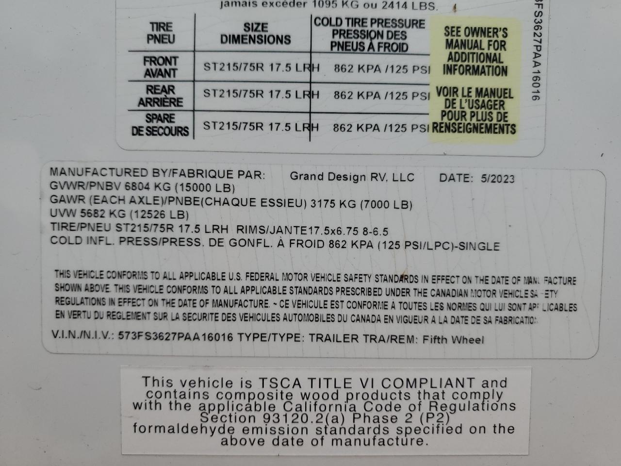 Lot #3278625939 2023 SOLI TRVL TRLR