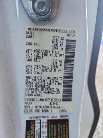 2022 NISSAN FRONTIER S #3301777351