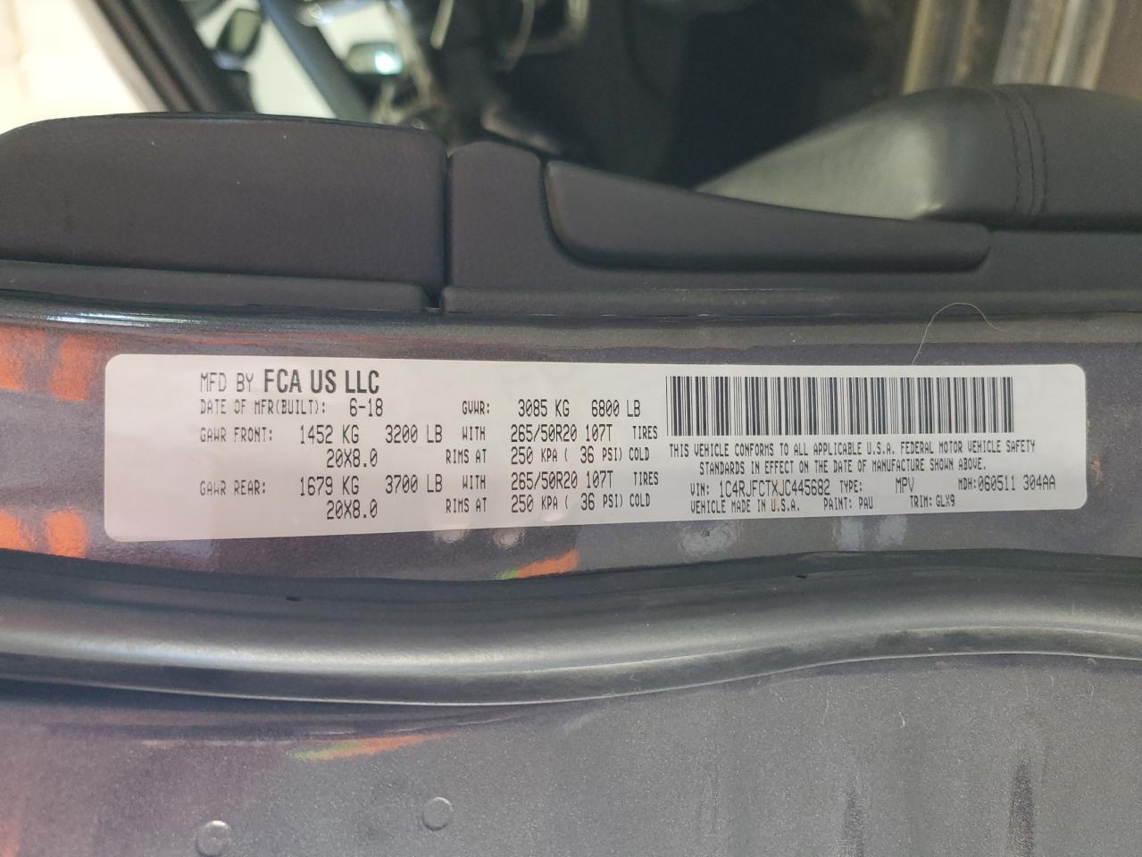 JEEP GRAND CHEROKEE OVERLAND