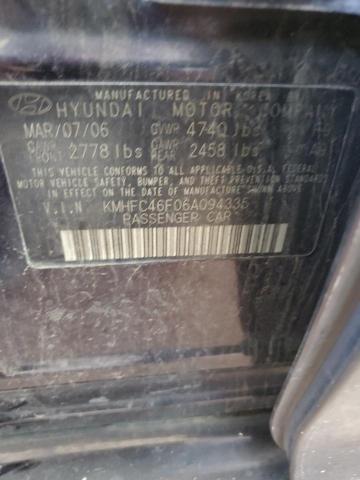 2006 HYUNDAI AZERA SE #3310776954