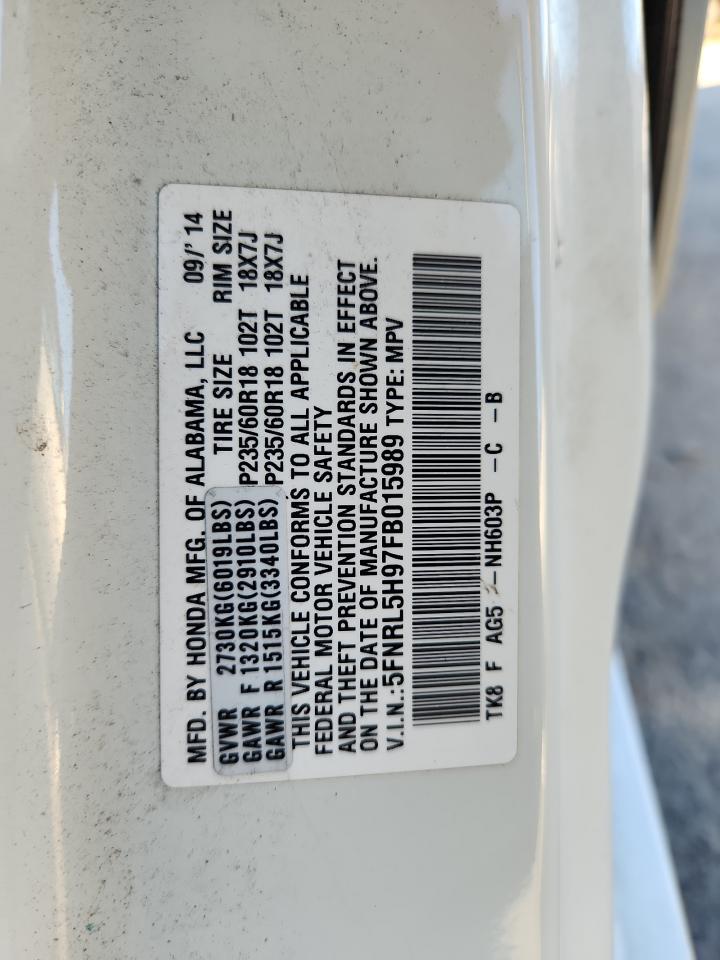 HONDA ODYSSEY TOURING