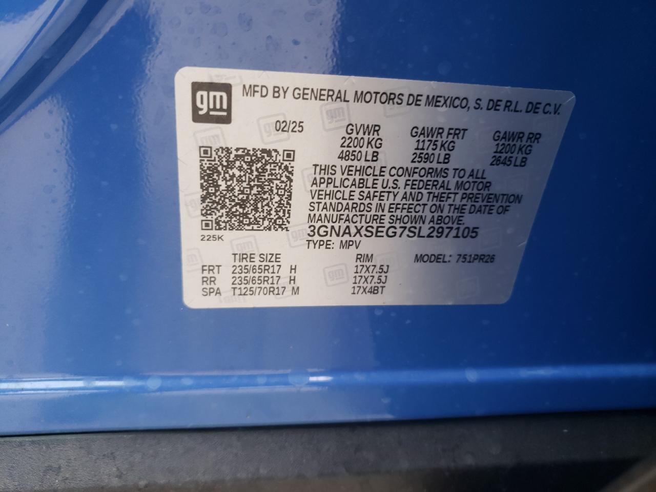 CHEVROLET EQUINOX ACTIV