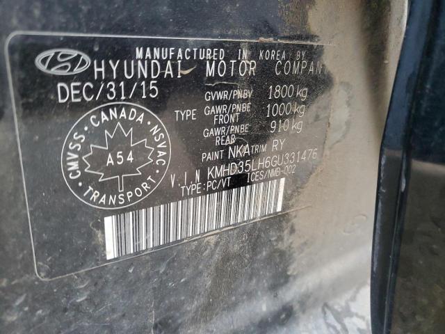 2016 HYUNDAI ELANTRA GT - KMHD35LH6GU331476