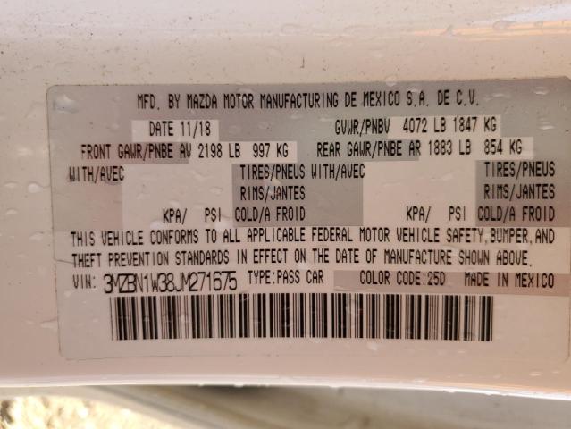 2018 MAZDA 3 GRAND TO #3290372757