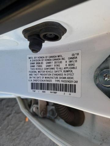 2018 HONDA CIVIC SI 2HGFC1E54JH704325