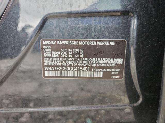 2016 BMW 750 XI WBA7F2C50GG415401