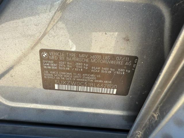 2011 BMW X5 XDRIVE3 - 5UXZW0C51BL662800