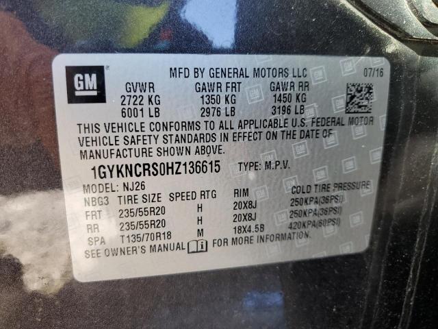 2017 CADILLAC XT5 PREMIU - 1GYKNCRS0HZ136615