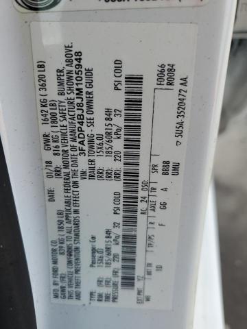 2018 FORD FIESTA SE 3FADP4BJ8JM105948