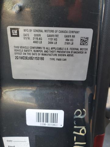 2016 CHEVROLET IMPALA LIM - 2G1WC5E30G1153180