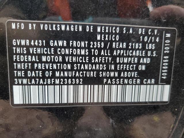 2015 VOLKSWAGEN JETTA TDI 3VWLA7AJ8FM236392