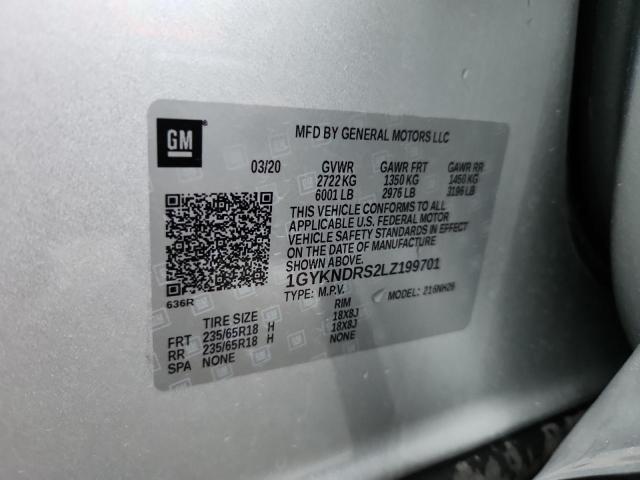 2020 CADILLAC XT5 PREMIU - 1GYKNDRS2LZ199701