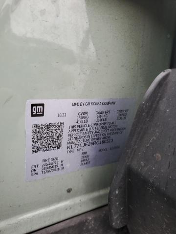 2024 CHEVROLET TRAX 2RS - KL77LJE26RC160513