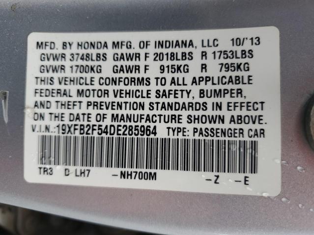 2013 HONDA CIVIC LX - 19XFB2F54DE285964