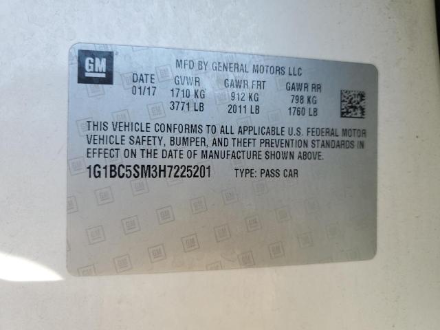 2017 CHEVROLET CRUZE LS #3286665311