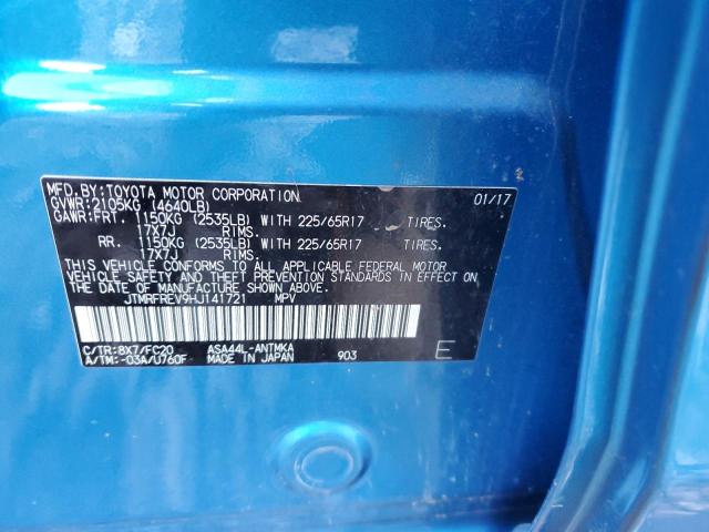 2017 TOYOTA RAV4 XLE - JTMRFREV9HJ141721