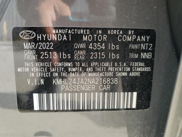 2022 HYUNDAI SONATA SE #3285969556