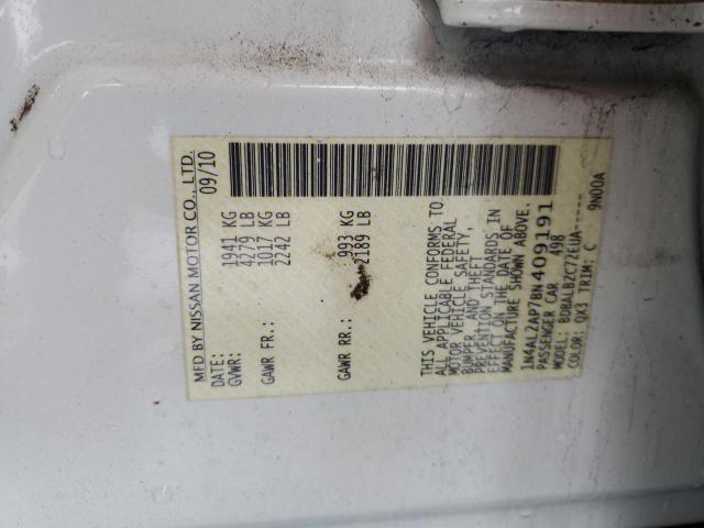 2011 NISSAN ALTIMA BAS - 1N4AL2AP7BN409191