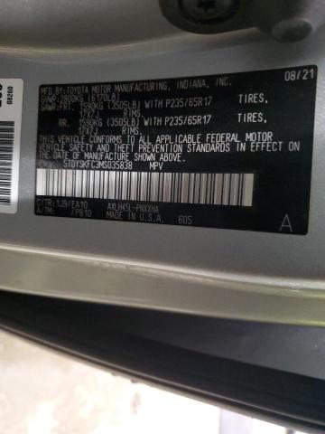 2021 TOYOTA SIENNA XLE - 5TDYSKFC3MS035838