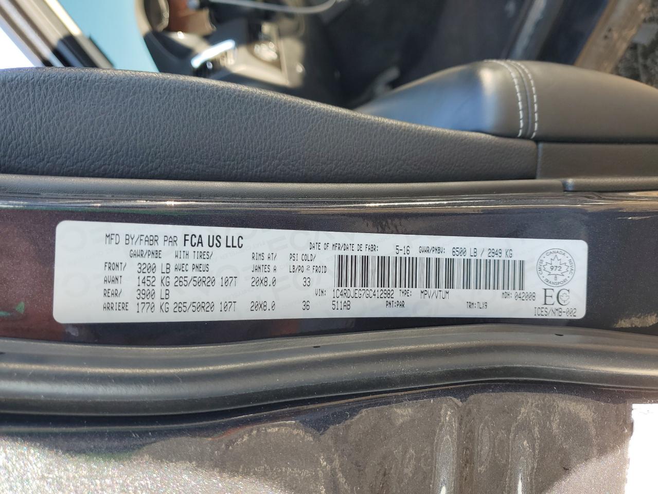 DODGE DURANGO CITADEL