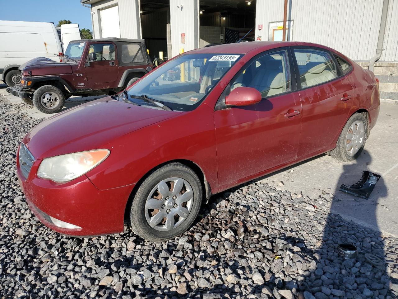 Lot #3286729295 2007 HYUNDAI ELANTRA GL