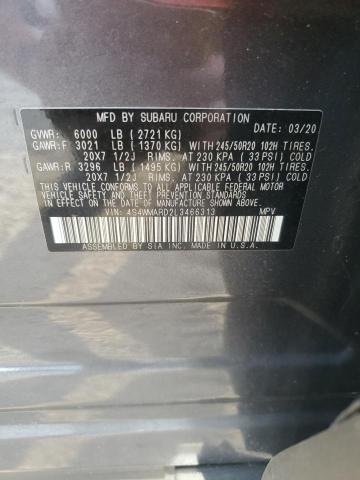 2020 SUBARU ASCENT TOU - 4S4WMARD2L3466313