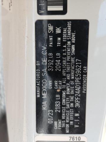 2023 KIA FORTE LX #3276558061