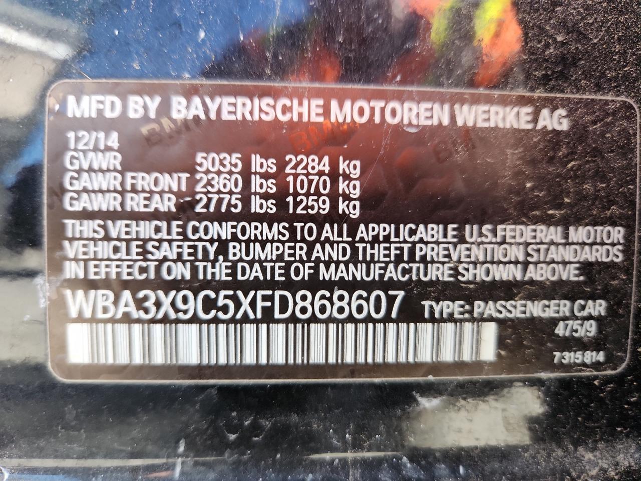 BMW 3 SERIES GT XIGT