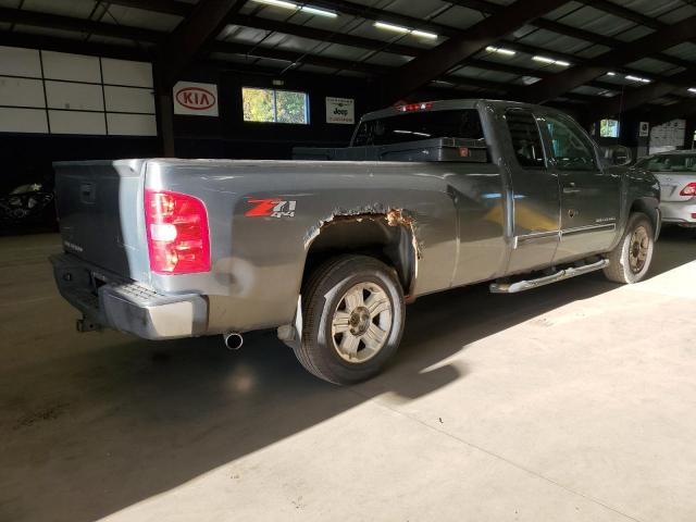 CHEVROLET SILVERADO 2011 gray 4dr ext flexible fuel 1GCRKSE05BZ445547 photo #4