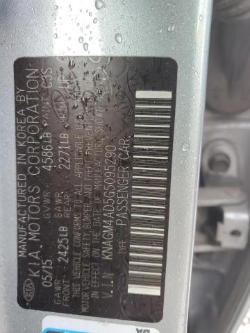 2016 KIA OPTIMA HYB - KNAGM4AD5G5095290