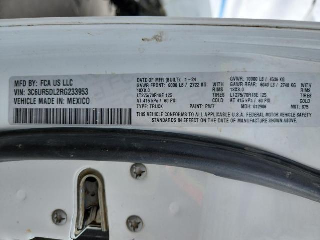 2024 RAM 2500 BIG H - 3C6UR5DL2RG233953