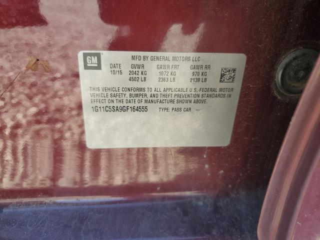 2016 CHEVROLET MALIBU LIM 1G11C5SA9GF164555