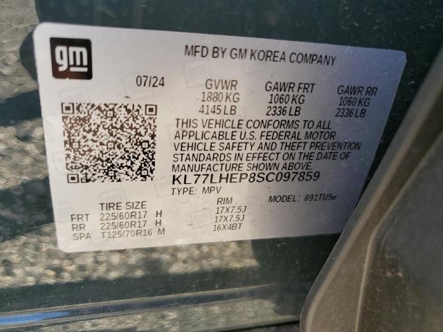 2025 CHEVROLET TRAX 1LT #3285750651