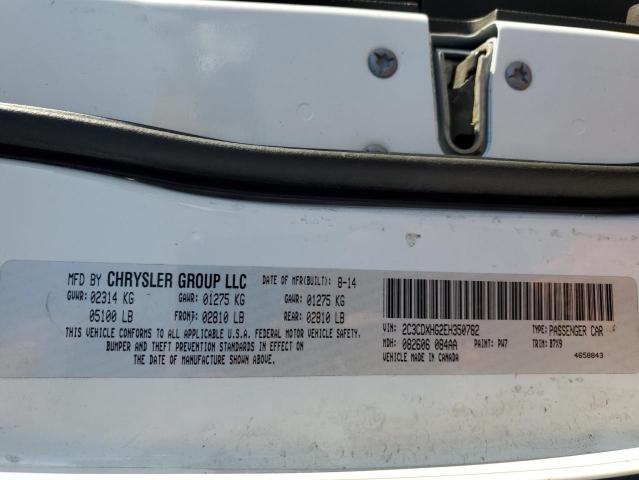 2014 DODGE CHARGER SX - 2C3CDXHG2EH350782