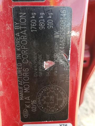 2016 KIA FORTE LX - KNAFK4A68G5608146