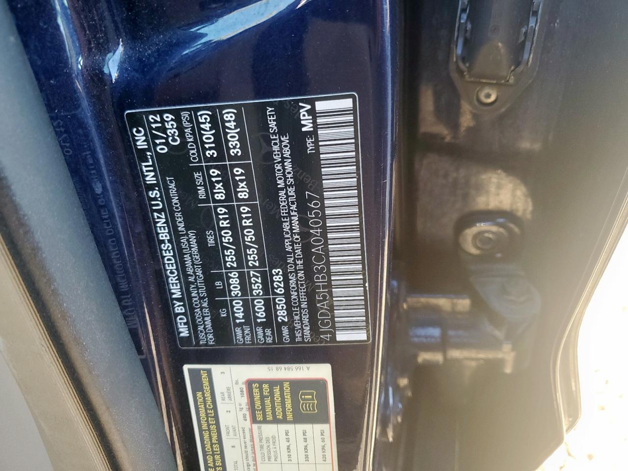 MERCEDES-BENZ M-CLASS 350 4MATIC