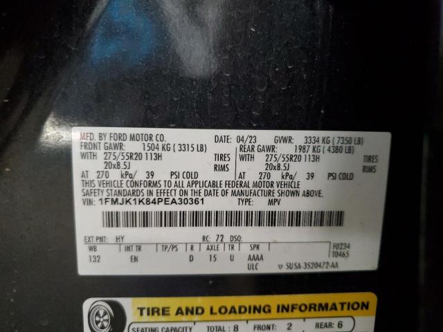 2023 FORD EXPEDITION 1FMJK1K84PEA30361