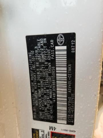 2011 TOYOTA CAMRY BASE #3283976826