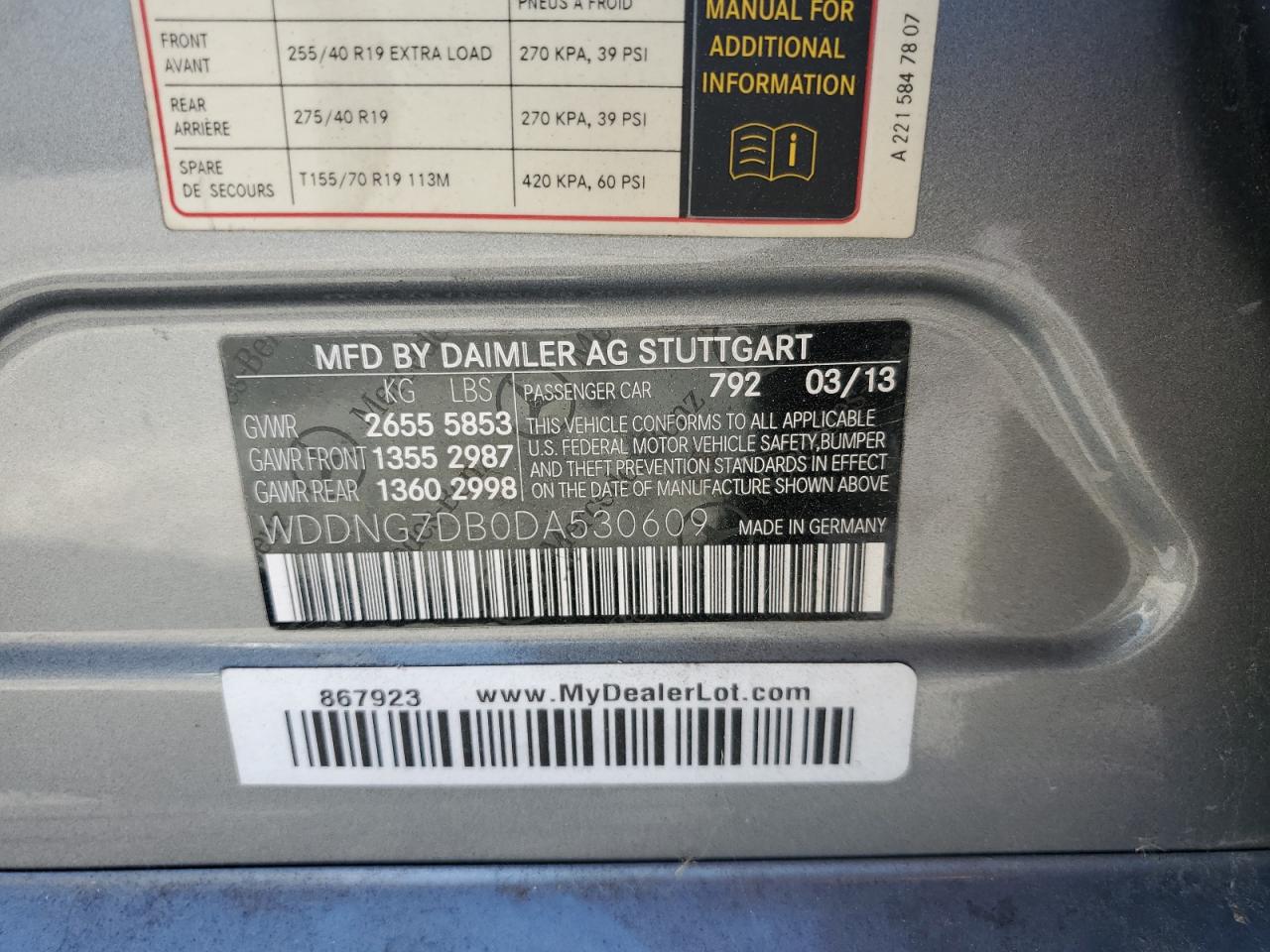 MERCEDES-BENZ S-CLASS 550