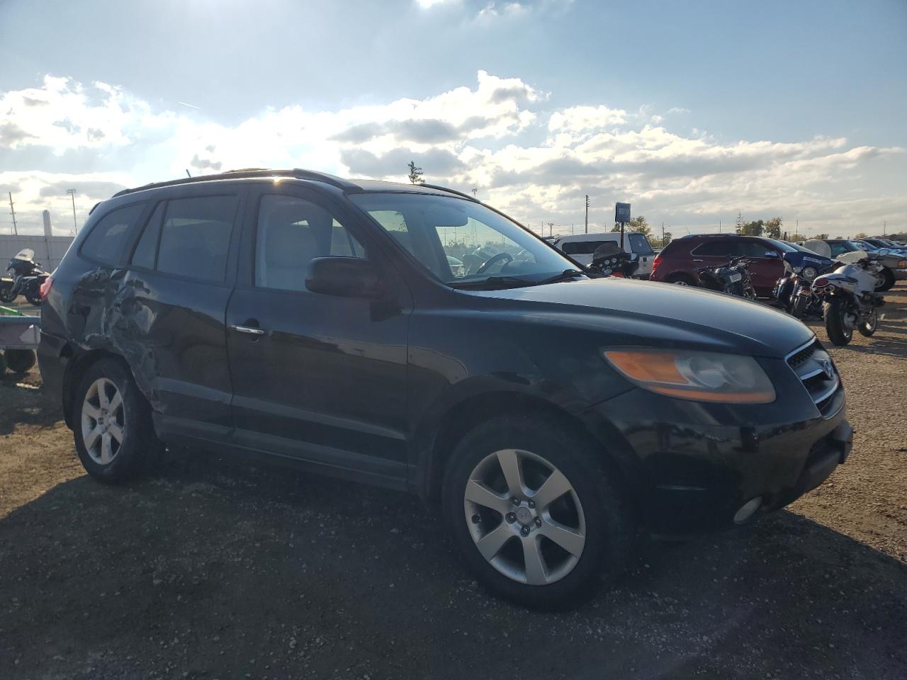 Lot #3292769796 2008 HYUNDAI SANTA FE S