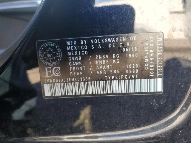 2015 VOLKSWAGEN JETTA SE - 3VWD07AJ2FM403336