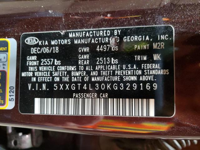 2019 KIA OPTIMA LX #3283796430