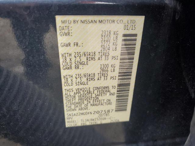 2015 NISSAN MURANO S - 5N1AZ2MG0FN207587