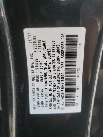 2017 HONDA ACCORD LX 1HGCR2F30HA195962