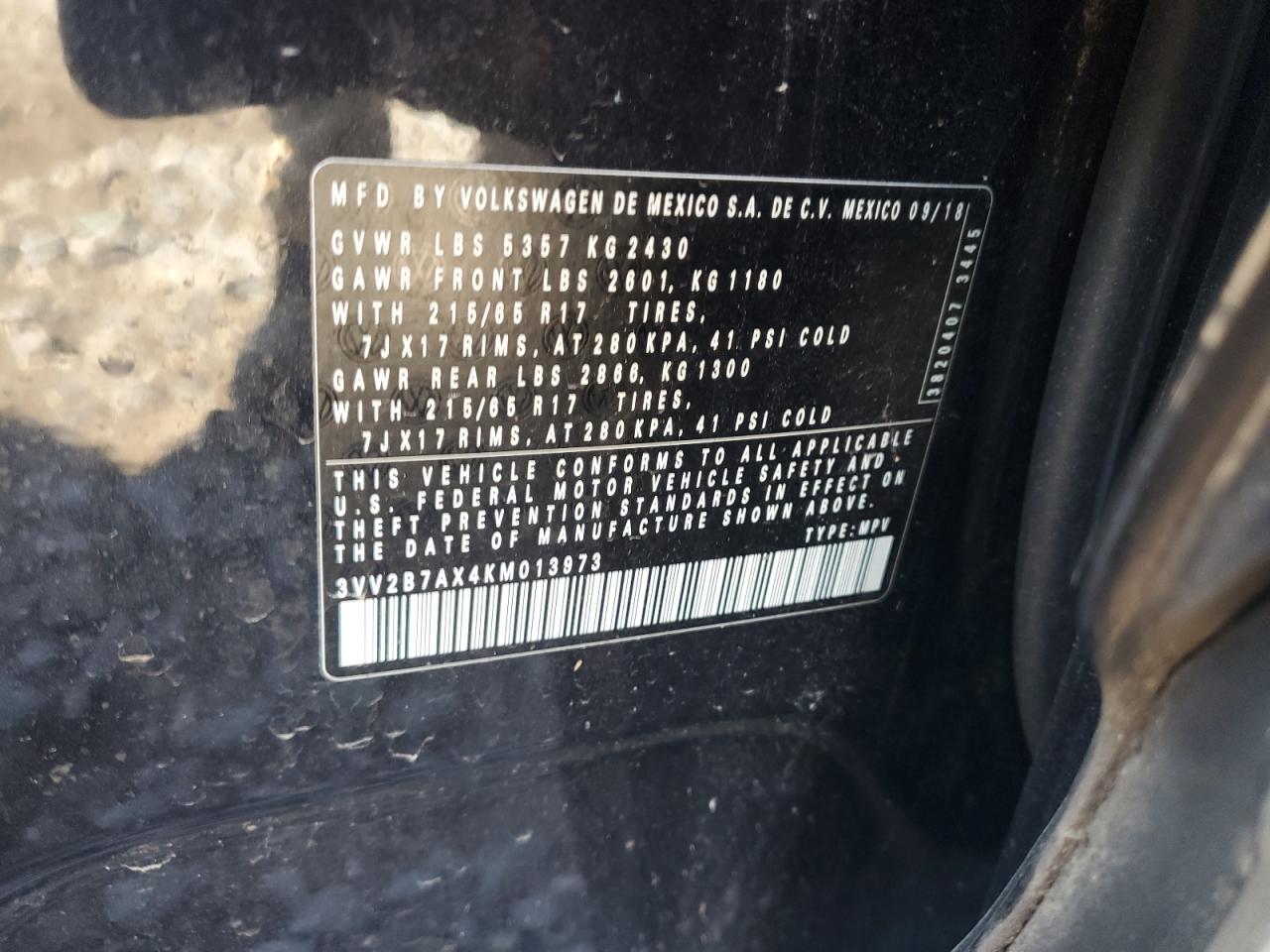 VOLKSWAGEN TIGUAN SE