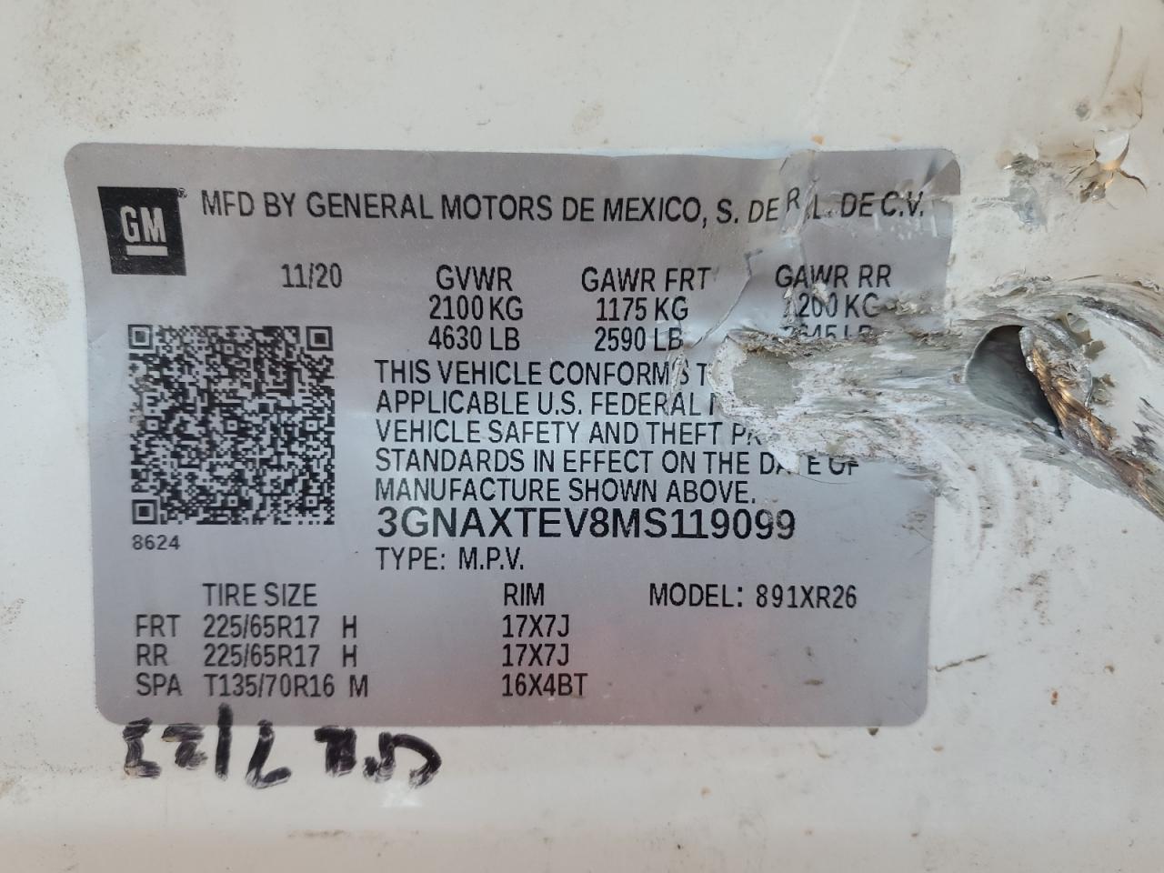 CHEVROLET EQUINOX LT