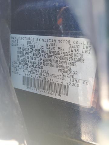 2019 NISSAN KICKS S - 3N1CP5CU4KL528234