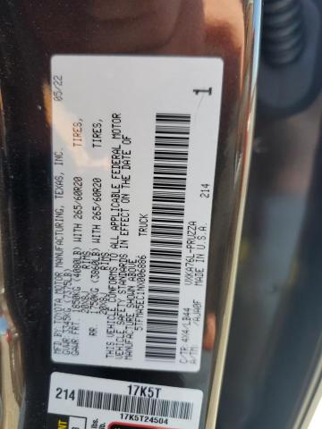 2022 TOYOTA TUNDRA CRE #3303911724