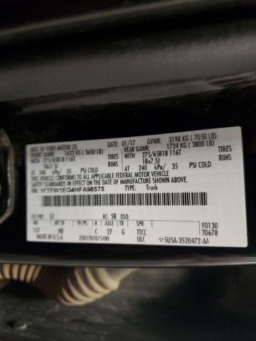 2017 FORD F150 SUPER #3277160939