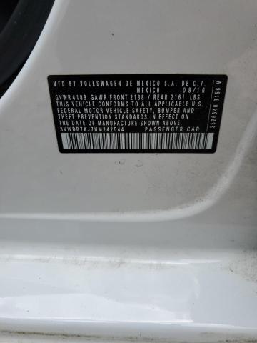 2017 VOLKSWAGEN JETTA SE 3VWDB7AJ7HM242544